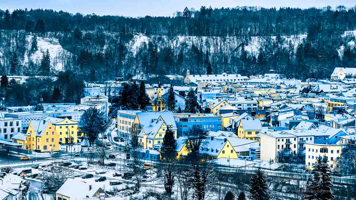 Wasserburger Alt-Stadt im Winter