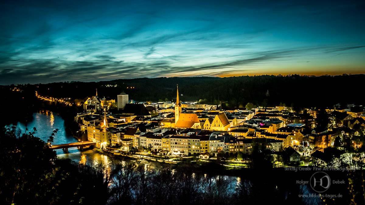 Abendblick auf die Alt-Stadt