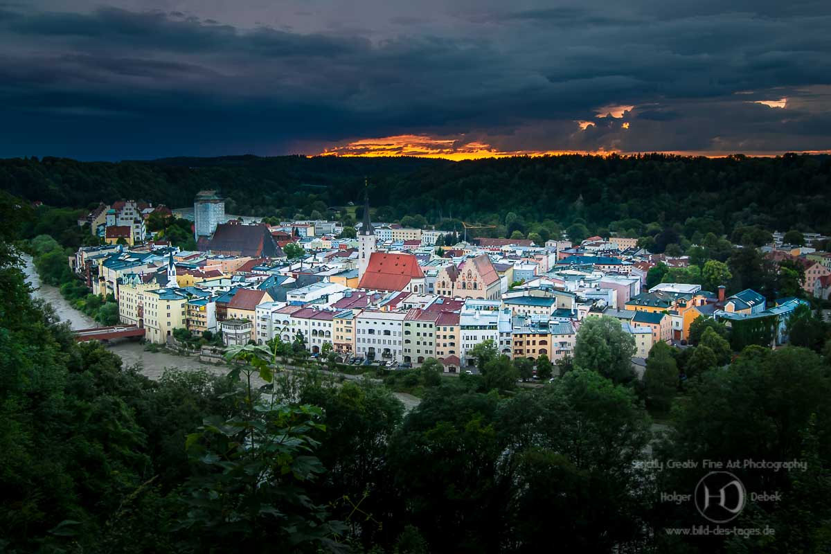 Wasserburg am Abend