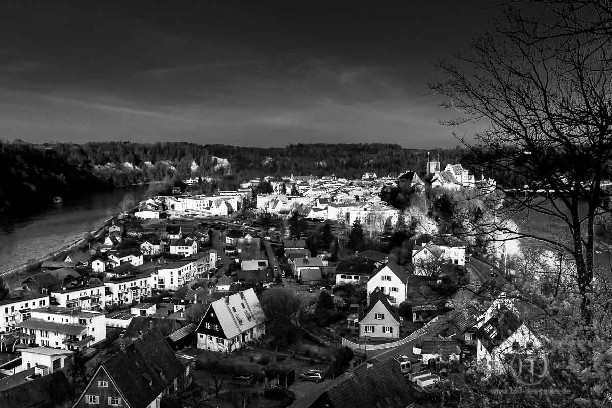 Wasserburger Alt-Stadt in der Inn-Schleife